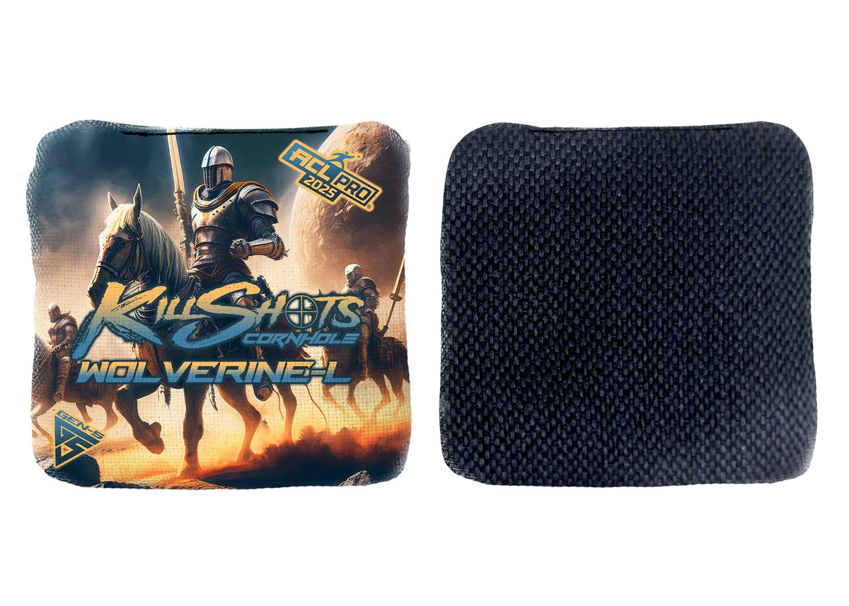 Bags Starlight Cosmic Calvary / Yes (+$15) Killshots Cornhole | Wolverine-L Series | Limited Designs | 2025 ACL Pro Cornhole Bags