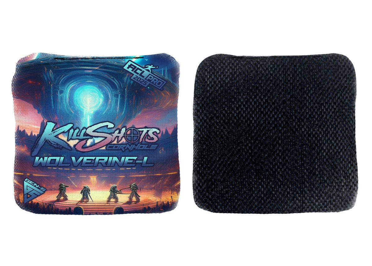 Bags Starlight Coliseum / Yes (+$15) Killshots Cornhole | Wolverine-L Series | Limited Designs | 2025 ACL Pro Cornhole Bags