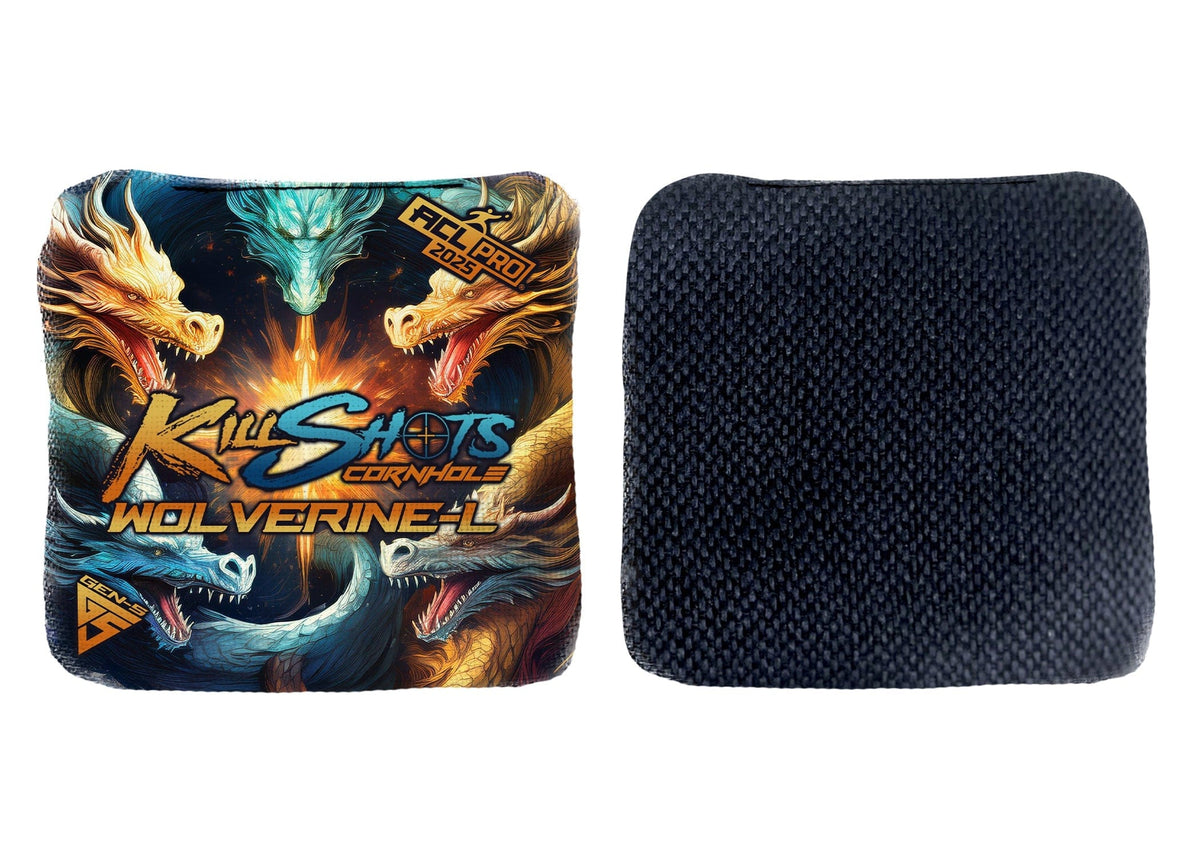 Bags Starlight Galactic Serpents / Yes (+$15) Killshots Cornhole | Wolverine-L Series | Limited Designs | 2025 ACL Pro Cornhole Bags