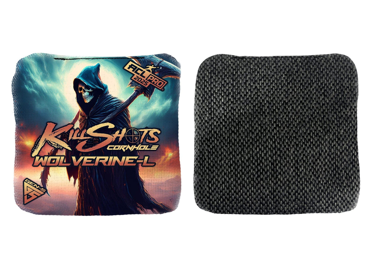 Bags Killshots Cornhole | Wolverine-L Series | Limited Designs | 2025 ACL Pro Cornhole Bags