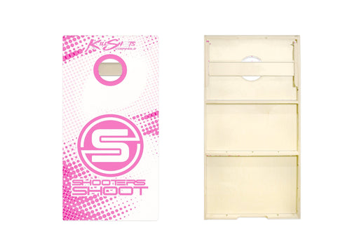 Board Pink Polka Dots Killshots Cornhole "Polka Dot Swirl" Pro-Style Cornhole Boards