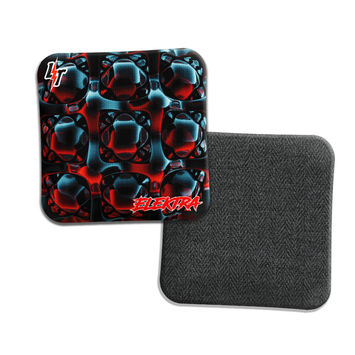LT Cornhole Bags | Elektra | Carbon Red