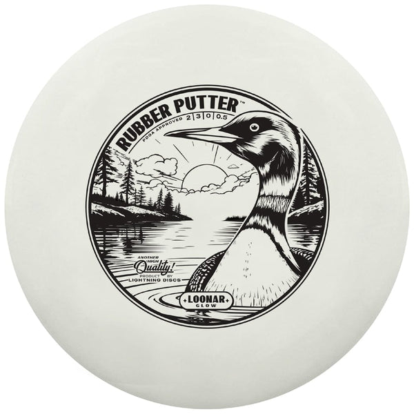 Golf Disc Lightning Loonar Glow Rubber Putter Golf Disc