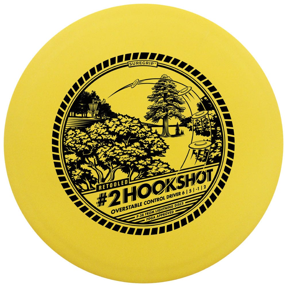 Golf Disc Lightning Sure Grip #2 Hookshot Fairway Driver Golf Disc