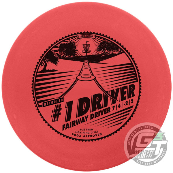 Golf Disc Lightning Sure Grip #1 Driver [Retool] Fairway Driver Golf Disc