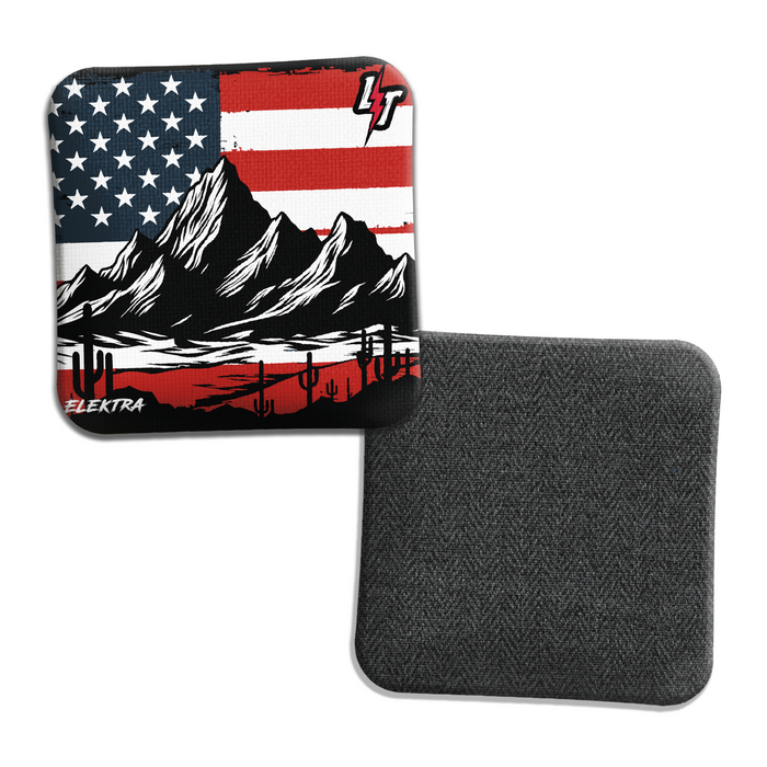 LT Cornhole Bags | Elektra | USA Desert