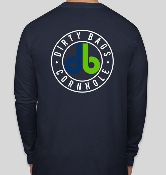 Long Sleeve Shirt with db logo - Navy Blue
