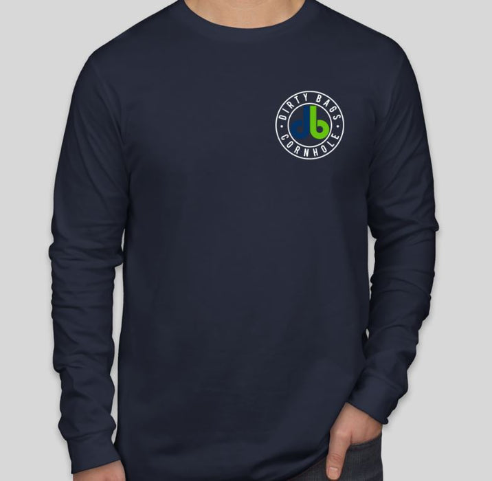 Long Sleeve Shirt with db logo - Navy Blue