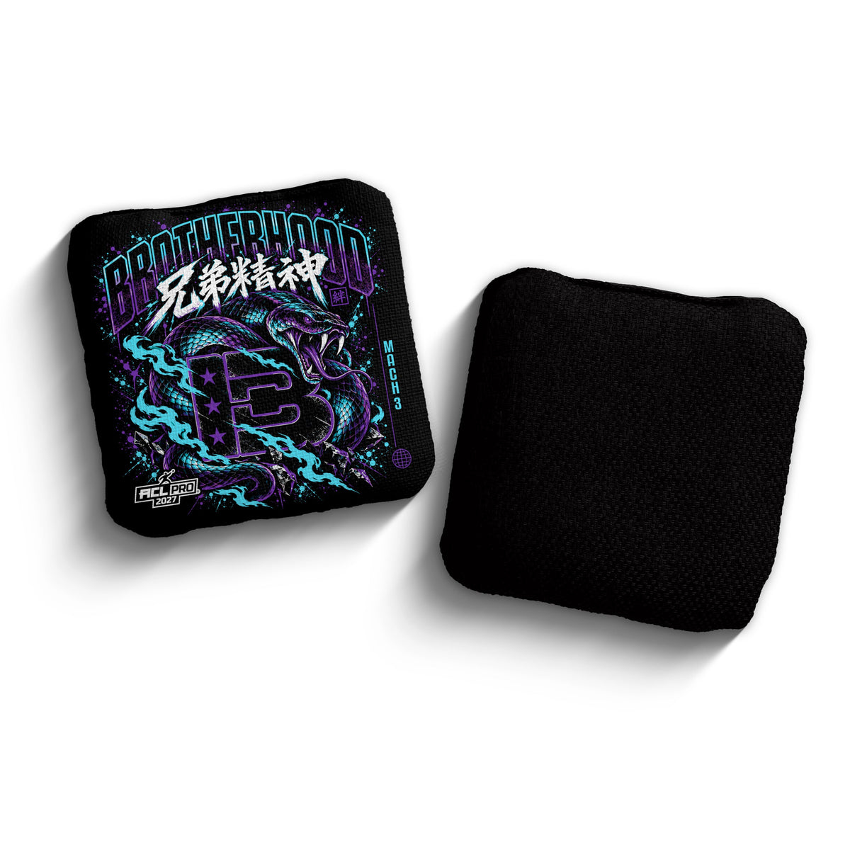 2027 Brotherhood Cornhole Mach 3 Different Breed Edition ACL Pro Stamped Cornhole Bags