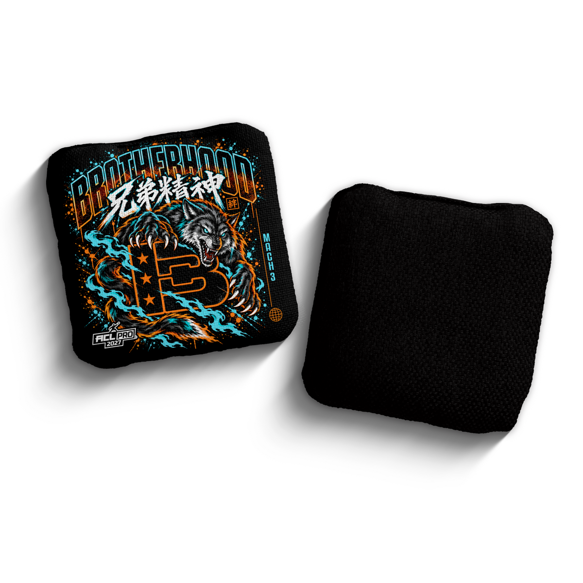 2027 Brotherhood Cornhole Mach 3 Different Breed Edition ACL Pro Stamped Cornhole Bags