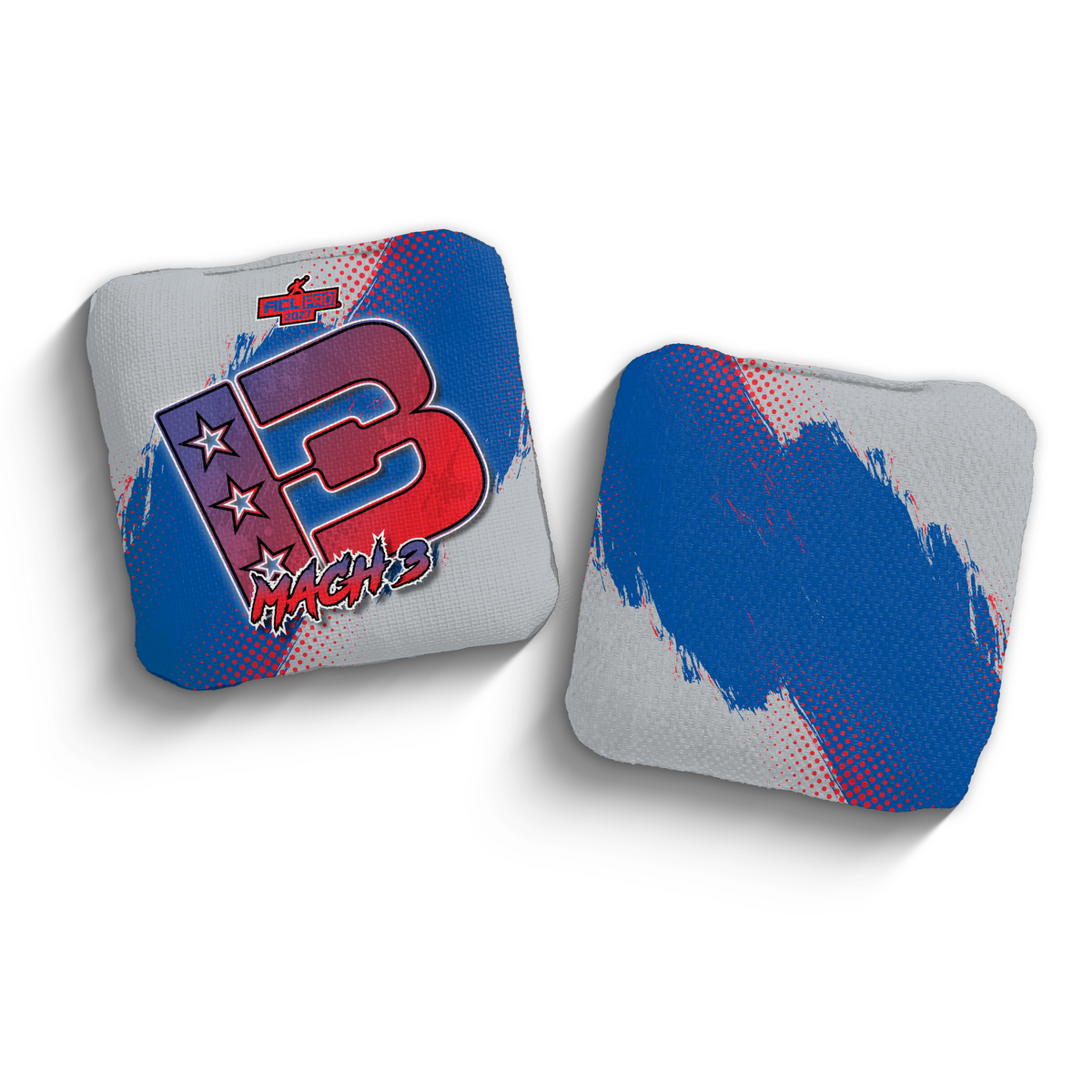 2027 Brotherhood Cornhole Mach 3 Grunge Gradient Edition ACL Pro Stamped Cornhole Bags