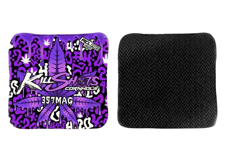 Bags 420 Drip / Yes (+$15) Killshots Cornhole | 357mag Series | Limited Designs | 2025 ACL Pro Cornhole Bags
