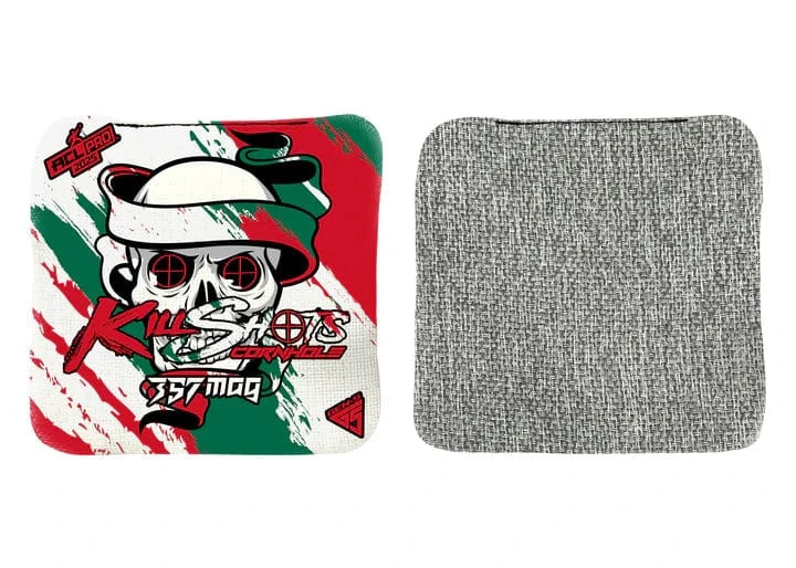 Bags CDM Skull / Yes (+$15) Killshots Cornhole | 357mag Series | Limited Designs | 2025 ACL Pro Cornhole Bags