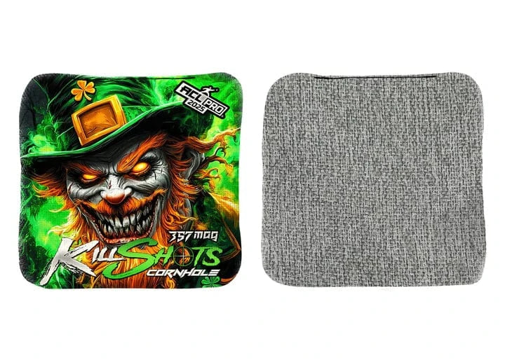 Bags SINISTER SHAMROCK / Yes (+$15) Killshots Cornhole | 357mag Series | Limited Designs | 2025 ACL Pro Cornhole Bags