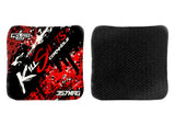 Bags Red Splatter / Yes (+$15) Killshots Cornhole | 357mag Series | Stock Designs | 2025 ACL Pro Cornhole Bags