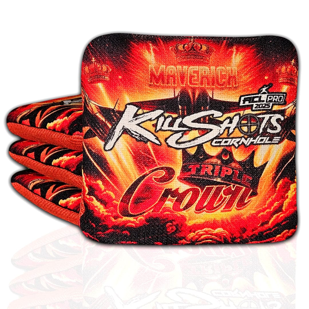 Bags Kings of The Sky Killshots Cornhole | Maverick Series | Limited Edition | 2025 ACL Pro Cornhole Bags