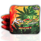 Bags 420 Rasta Swirl Killshots Cornhole | Maverick Series | Limited Edition | 2025 ACL Pro Cornhole Bags