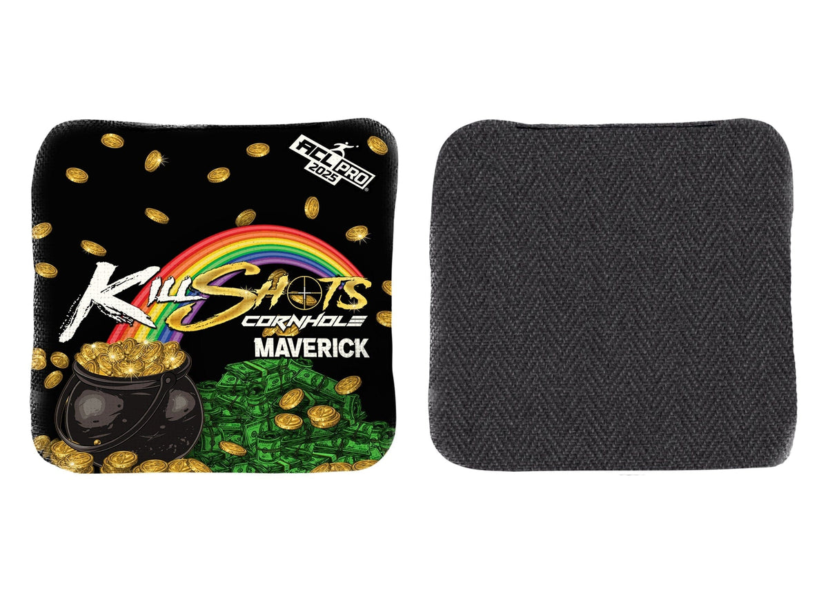 Bags OVER THE RAINBOW Killshots Cornhole | Maverick Series | Limited Edition | 2025 ACL Pro Cornhole Bags