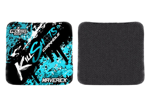 Bags Blue Splatter Killshots Cornhole | Maverick Series | Stock Designs | 2025 ACL Pro Cornhole Bags