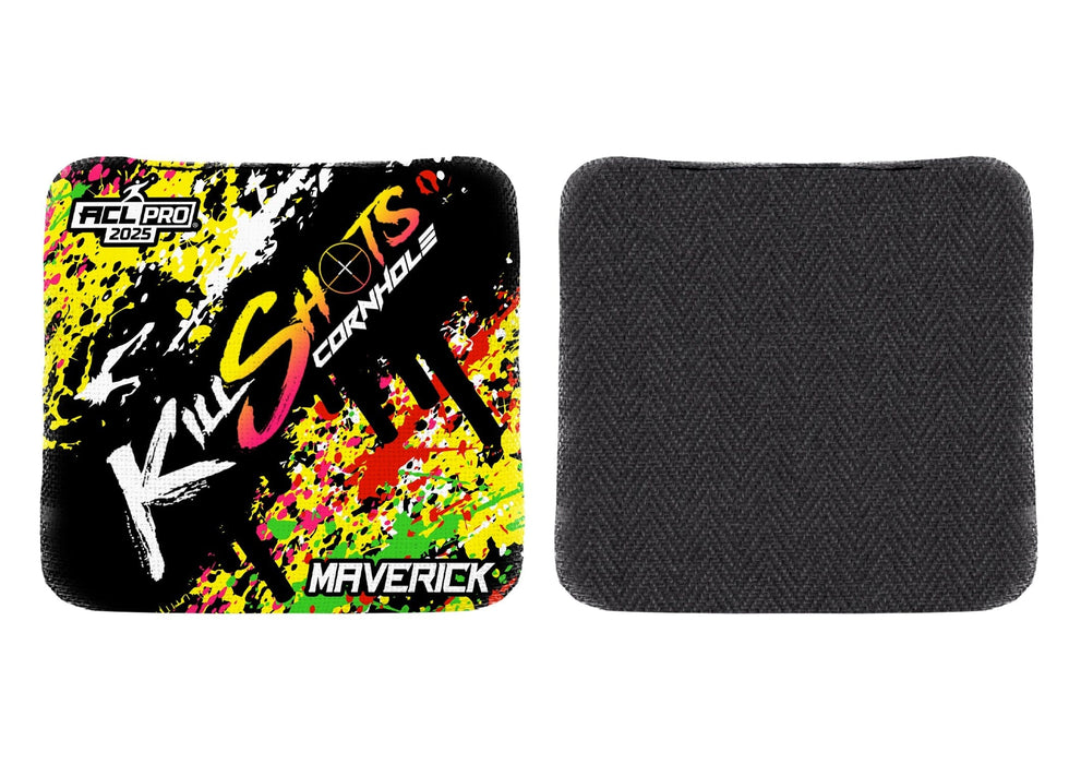 Bags Multi-Color Splatter Killshots Cornhole | Maverick Series | Stock Designs | 2025 ACL Pro Cornhole Bags