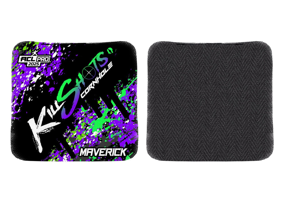 Bags Monster Splatter Killshots Cornhole | Maverick Series | Stock Designs | 2025 ACL Pro Cornhole Bags