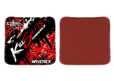 Bags Red Splatter Killshots Cornhole | Maverick Series | Stock Designs | 2025 ACL Pro Cornhole Bags