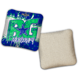 2027 BG Multiple Bag Models - "BROKEN HEX" - ACL Comp Stamped Cornhole Bags - SET OF 4 BAGS