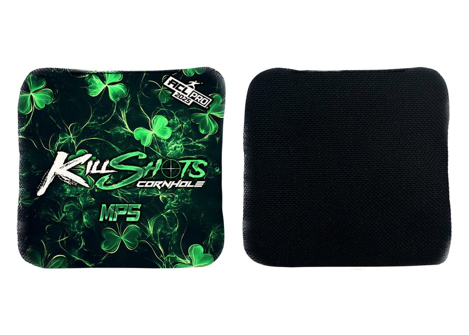 Bags SMOKING CLOVER / Yes (+$15) Killshots Cornhole | MP5 Series | Limited Designs | 2025 ACL Pro Cornhole Bags
