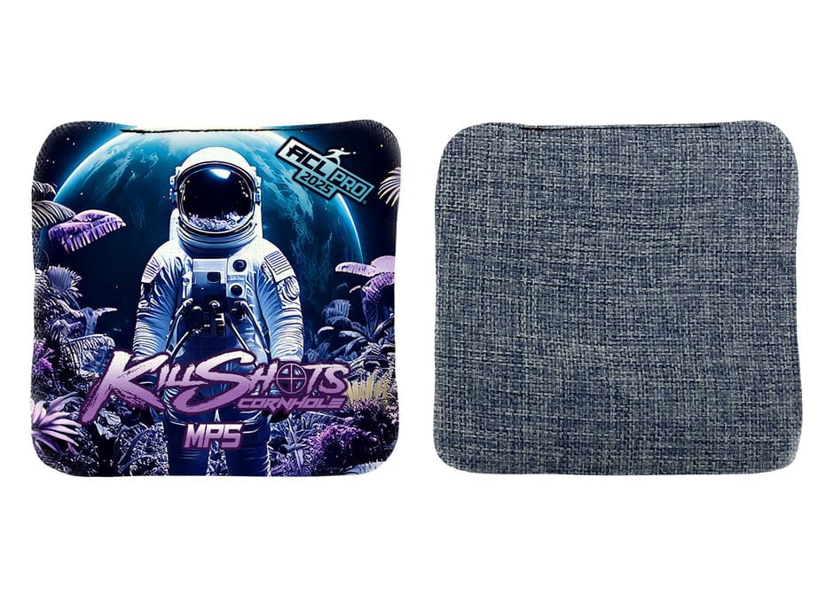 Bags Ultra-Violet Astronaut / Yes (+$15) Killshots Cornhole | MP5 Series | Limited Designs | 2025 ACL Pro Cornhole Bags