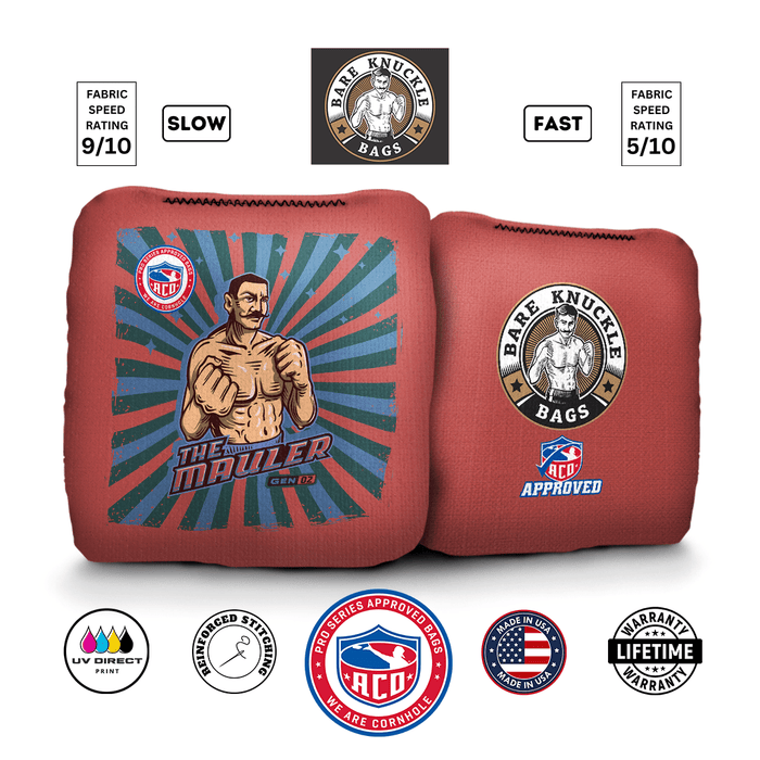 Bare Knuckle Bags - ACO Approved - The Mauler - Generation 1 - Pro Cornhole Bags