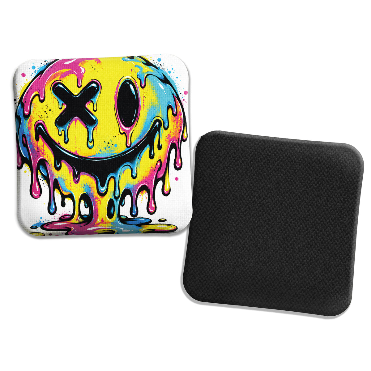 Hybrid Carpet Cornhole Bags - Speed Profile 5/8 - Melting Smile