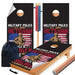 Military Power Veteran Cornhole Boards Wraps (Set of 2)