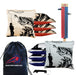 White Brown Fish Cornhole Bags