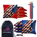 Sideway Flag Cornhole Bags