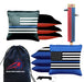 Blue Lines Flag Cornhole Bags