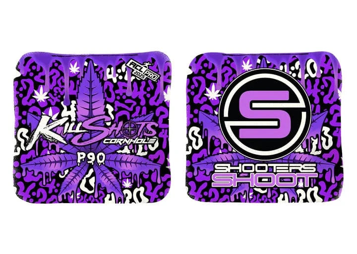 Bags 420 Drip / Yes (+$15) Killshots Cornhole | P90 Series | Limited Designs | 2025 ACL Pro Cornhole Bags