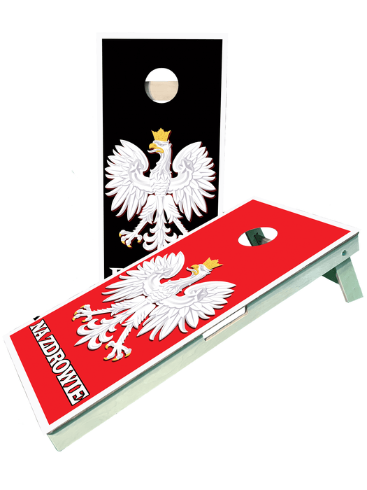 cornhole boards Polish Eagle - Free Personalization