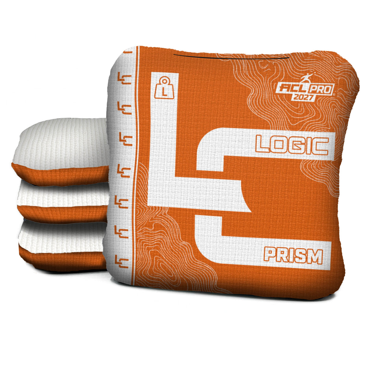 Contour Orange Cornhole Bags - Multiple Series - Set of 4