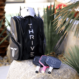 Pickleball Bag Black Elite Pro Tour Bag w/shoe bag- BLACK