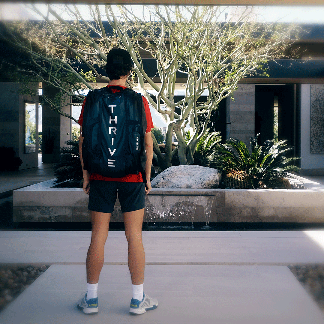 Pickleball Bag Black Elite Pro Tour Bag w/shoe bag- BLACK
