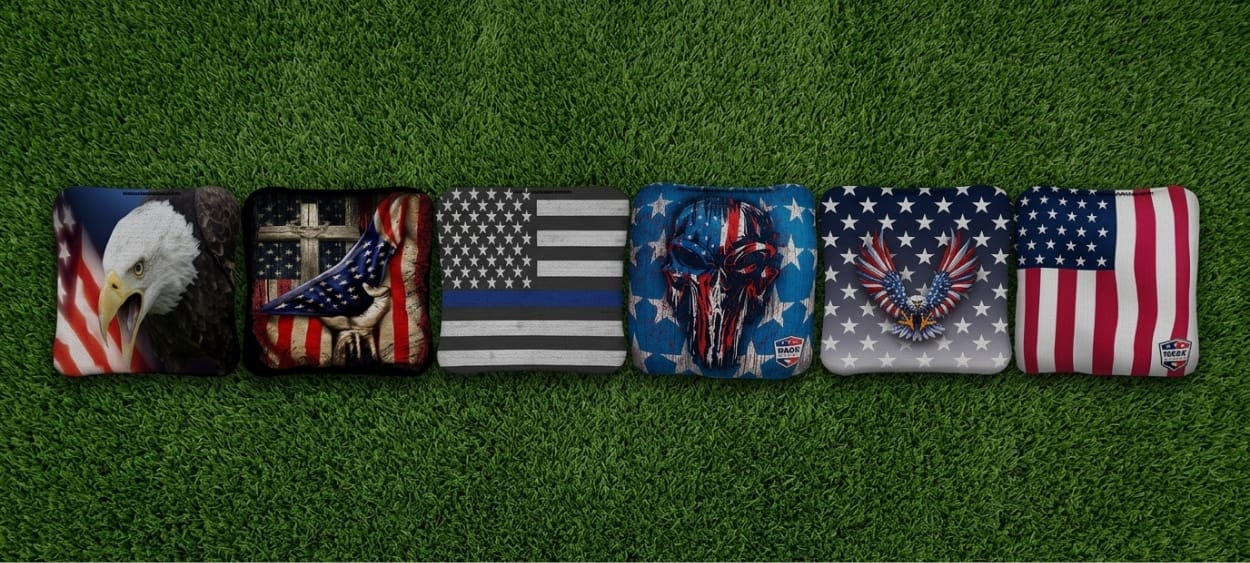 Patriotic Cornhole Bags