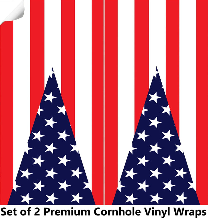 Pennant Cornhole Boards Wraps (Set of 2)