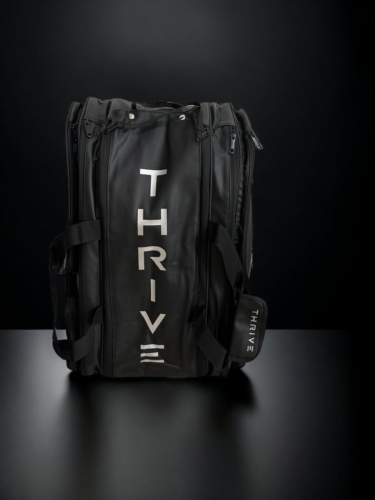 Pickleball Bag Black Elite Pro Tour Bag w/shoe bag- BLACK