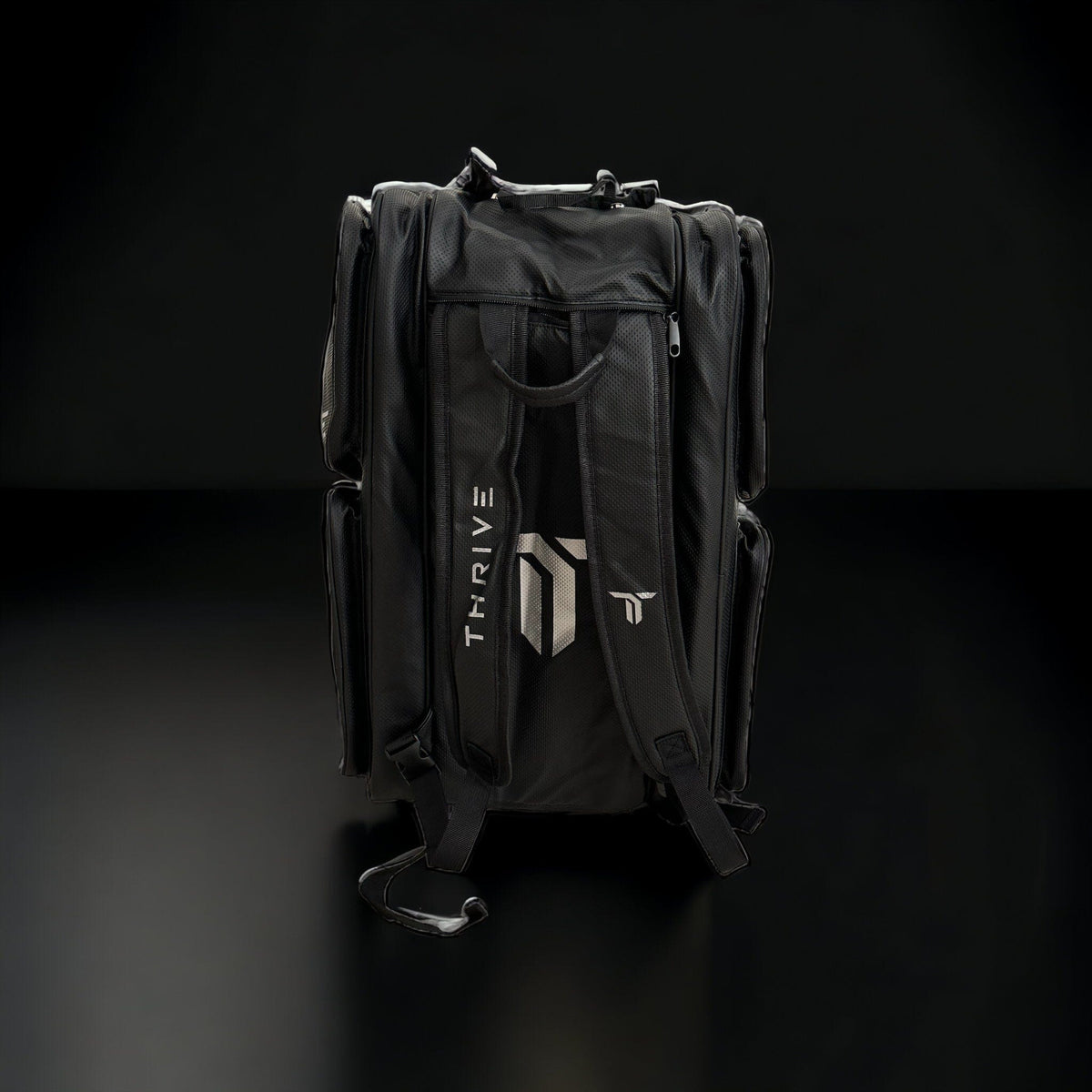 Pickleball Bag Black Elite Pro Tour Bag w/shoe bag- BLACK