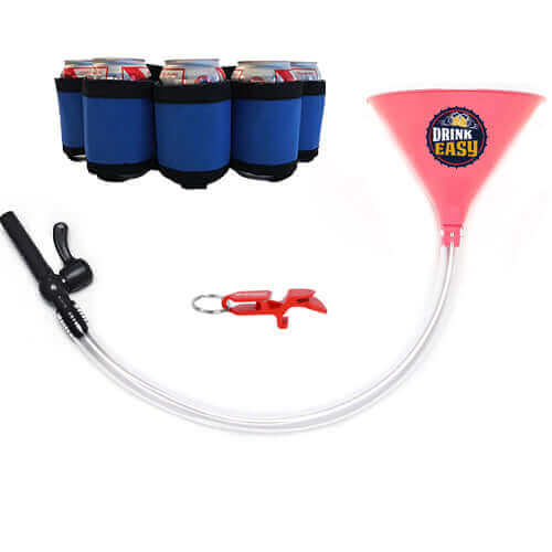 Beer Funnel Party Pack – Funnel, Shotgun Key Chain & Beer Belt