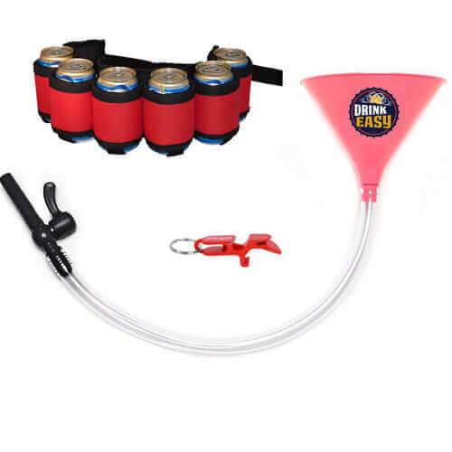 Beer Funnel Party Pack – Funnel, Shotgun Key Chain & Beer Belt