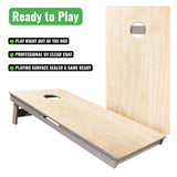 Natural Finish Cornhole Boards – Tournament Series – Ready to Play