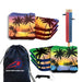Purple Green Beach Cornhole Bags - Set of 8