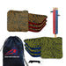 Green Orange Tech Cornhole Bags - Set of 8