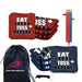 Eat Sleep Toss Repeat Cornhole Bags - Set of 8